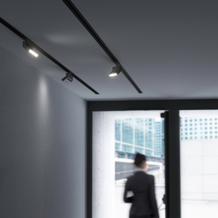 Трековый светильник для однофазного шинопровода 10Вт 4200К черный IP20 Arda (a057435) Elektrostandard