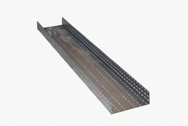 Лоток перфорированный ЛМ 400х80х2000 УХЛ1, оцинкованный лист S1,5