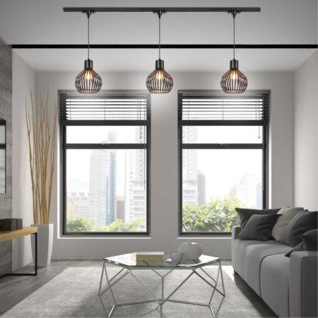 Св-к трековый однофазный IP20 E27 50W 220V ZELLE черный C NOVOTECH