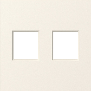 Donel A07 матовый кремовый накладка 2-я для розеток RJ45,TV,SAT, серия DB