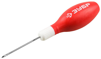 Шило "Мастер" швейное, эргономичная обрезиненная рукоятка, длина 60мм, d 2мм ЗУБР