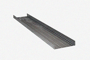 Лоток глухой ЛМГ 500х110х3000 УТ1,5, горячее цинкование, S1,5