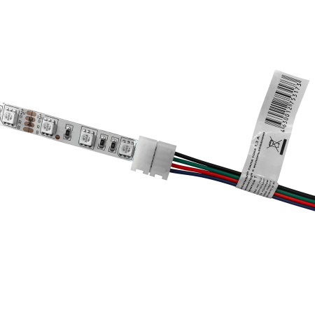 09-03 Коннектор для подключения ленты 10мм (5050 RGB), провод 150мм APEYRON