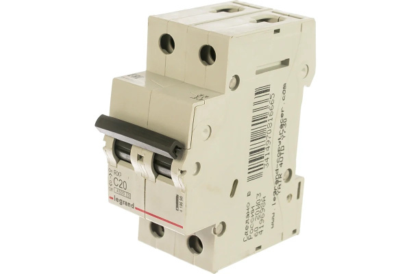 Выключатель автоматический ВА МОД 2П 20А С 4,5кА RX3 Legrand