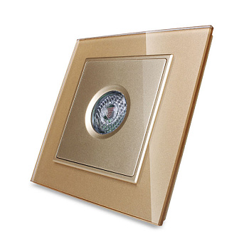 Датчик шума золотой Livolo