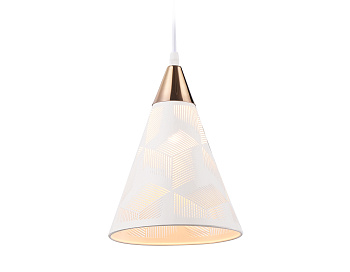 Светильник подвесной TR8429 WH/FGD белый/золото E27 max 40W D180*800 Ambrella Light