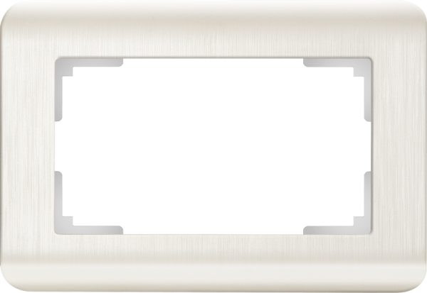 Stream Рамка СУ 2-х местная . перламутровый IP20 Werkel