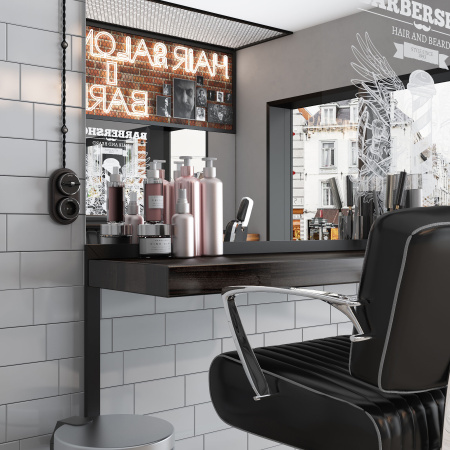 Выключатель на 4 положения двухклавишный (черный матовый/хром) Vintage ОУ IP20 Werkel