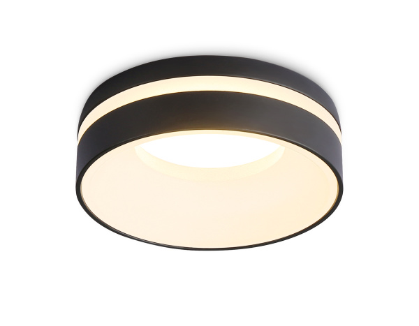 Встраиваемый точечный светильник MR16 TN3306 BK/FR черный/белый матовый MR16 GU5.3 D80*43 Ambrella Light