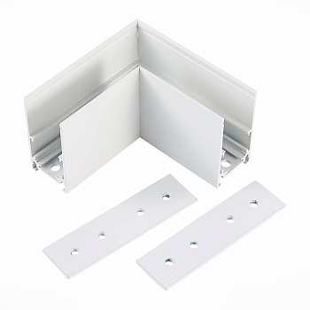 Угол-соединитель для подвесного/накладного магнитного шинопровода Белый ST007.519.00 ST LUCE