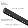 30-19 Светильник линейный светодиодный Anti-glare 36Вт, 230В/50Гц, 3600Лм, 4000К, IP40, черный, 1200х38х85мм, алюминий APEYRON