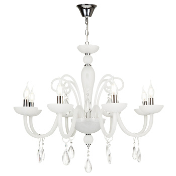 Люстра 8*E14 40Вт Матовый Белый IP20 Cecilia DIA011PL-08W Maytoni