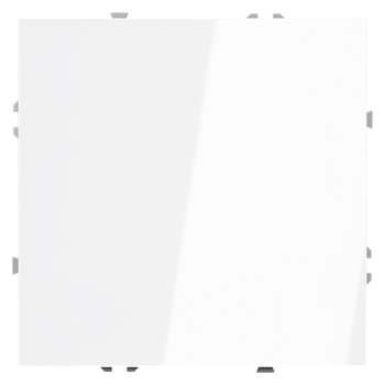 Заглушка Voltum S70 с суппортом, (белый глянцевый)