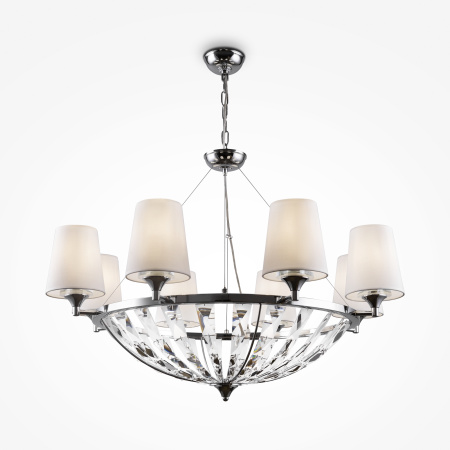 Подвесной светильник 8*E14 40Вт Хром IP20 Pantheon H021PL-08CH Maytoni