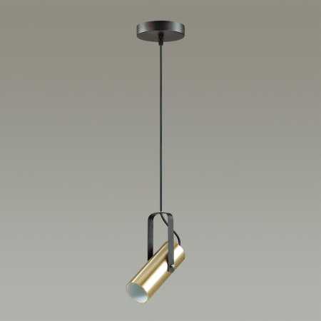 Подвес GU10 LED 1*5W 220V CLAIRE золотой,чёрный LUMION