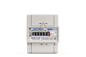 Счетчик электроэнергии 1ф 5-60А однотарифный кл1 DIN-рейка CE101 R5 145 M6 Энергомера