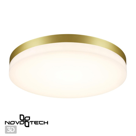 Св-к ландшафтный св/д IP54 LED 4000К 40W 220V OPAL золото NOVOTECH