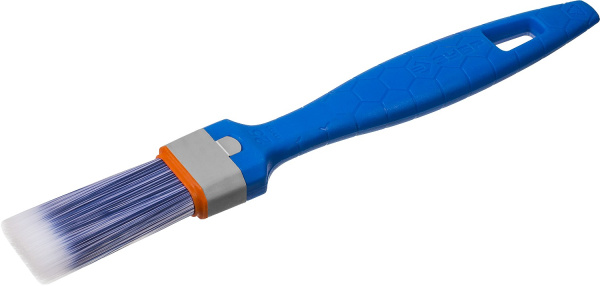 Кисть плоская "АКВА-СТАНДАРТ", искусственная щетина, пластмассовая ручка, 1"/25мм ЗУБР