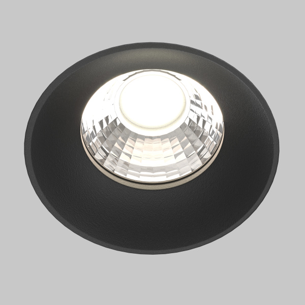 Встраиваемый светильник LED 12Вт Черный IP20 Downlight DL058-12W4K-TRS-B Technical Maytoni