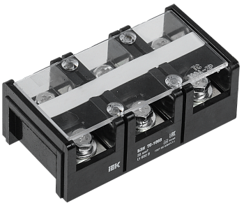 Блок зажимов наборный БЗН ТС-1003 35мм2 100A 3 пары IEK