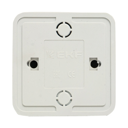 Рим Розетка TV 1-мест, 75Ом 5-862МГц бел, EKF