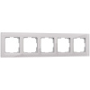 Favorit Рамка на 5 постов (дымчатый, стекло) Werkel