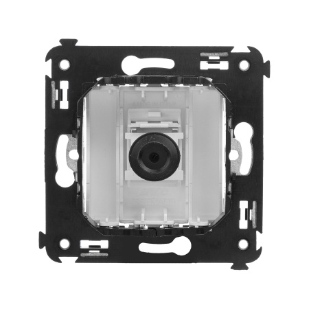 Розетка TV одиночная в стену, "Avanti", "Белое облако" DKC