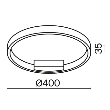 Потолочный светильник LED 24Вт Белый IP20 Rim MOD058CL-L25WK Maytoni