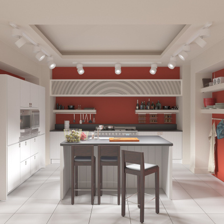 Трековый светодиодный светильник для однофазного шинопровода 15Вт 4200К белый IP20 Klips (a040437) Elektrostandard