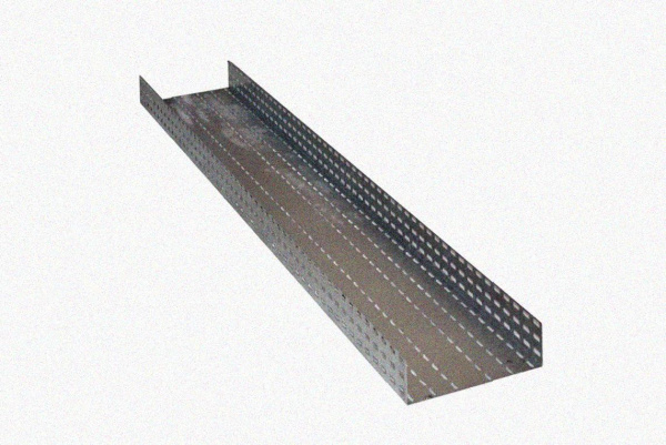 Лоток перфорированный ЛМ 300х50х2000 УХЛ1, оцинкованный лист S1,5