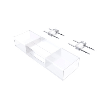 09-22 Коннектор ПВХ для прямого соединения отрезков одноцветного светодиодного неона МИНИ (8*16.5мм), арт. 10-81/82/83/84/85 APEYRON