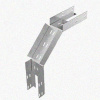 Лоток замковый перфорированный КСЗ 100х50-90 УТ1,5 для поворота трассы вниз на 90, горячее цинкование, S1,5
