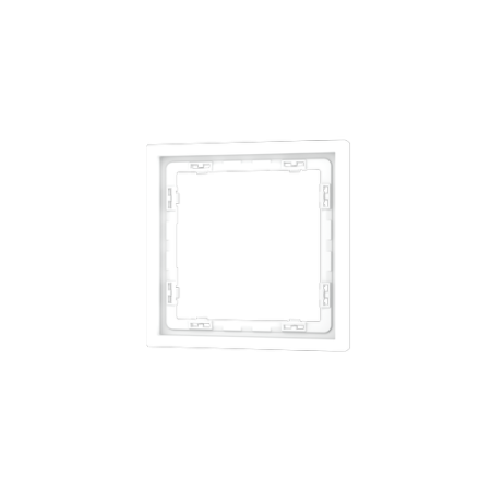 Рамка пластиковая Voltum S70 на 1 пост, (белый матовый)