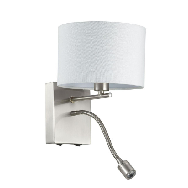 Бра E14,LED 43W 220V NIKKI никель LUMION