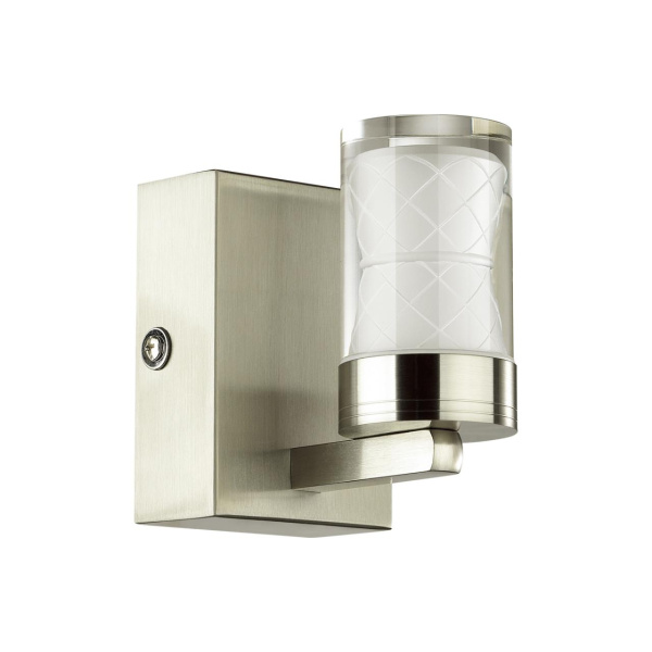 Бра IP44 LED 5W 4000K 220V WAGNER никель LUMION