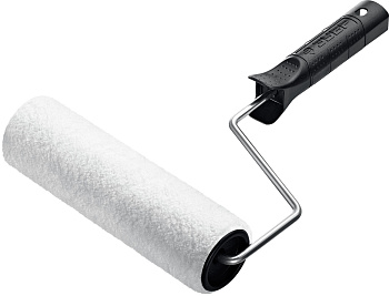 Валик малярный ВЕЛЮР 40, 180 мм, d=40 мм, ворс 4 мм, ручка d=6 мм, ЗУБР