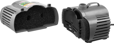 Насос фонтанный, ЗНФГ-50-3.4, для грязной воды, напор 3,4 м, насадки: колокольчик, гейзер, каскад, 85 Вт, 50 л/мин, ЗУБР