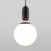 Подвесной светильник с плафоном 1*E27 60Вт черный IP20 Bubble (50197/1 черный) Eurosvet