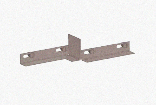 Соединитель-переходник замковый ПУгЛЗ 110х80 УТ1,5, оцинкованный лист, S1,5