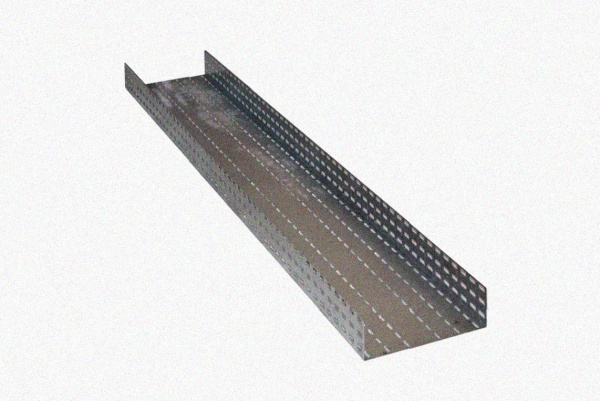 Лоток перфорированный ЛМ 250х100х3000 УТ1,5, оцинкованный лист, S1,5
