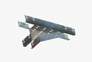 Лоток тройниковый перфорированный ОТ 400х65 У3, окрашенный, S1,5