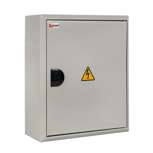 Щит распред, навесной ЩРН-18 пласт, замок (350х300х120) IP31 PROxima EKF