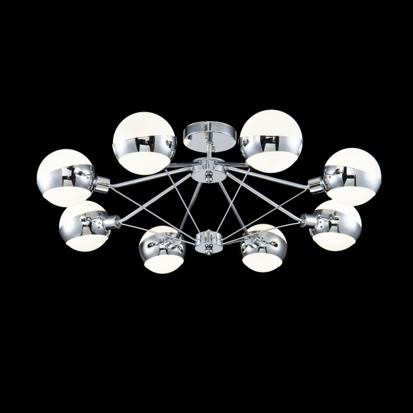 Потолочный светильник 8*E14 60Вт Хром IP20 Silvia FR5009CL-08CH Freya