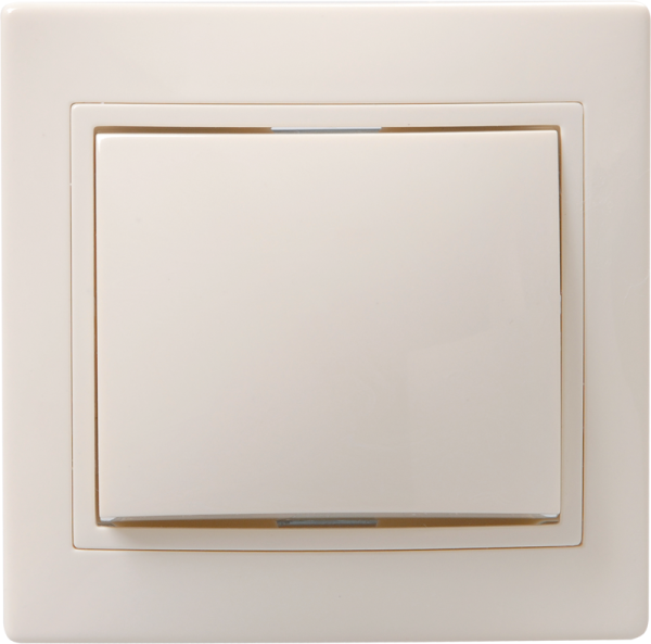 Выключатель 1-клавишный ВС10-1-0-ККм 10А КВАРТА кремовый IEK