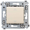 Выключатель одноклавишный в стену, "Avanti", "Ванильная дымка" DKC