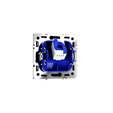 Розетка компьютерная встраиваемая Voltum S70 RJ45 КАТ.6, (черный матовый)