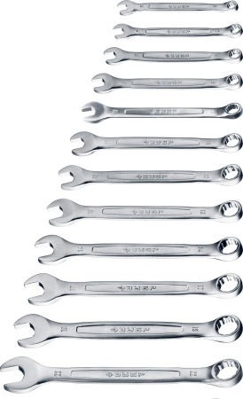 Набор комбинированных гаечных ключей 12 шт, 6 - 22 мм, ЗУБР