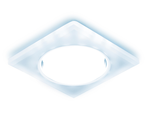 Встраиваемый точечный светильник со светодиодной лентой G215 WH/CH/CLD хром/матовый GX53+3W(LED COLD) Ambrella Light