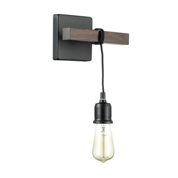 Бра E27 1*60W 220V KLAUS черный LUMION