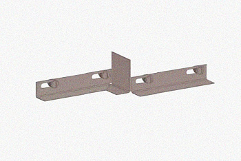 Соединитель-переходник замковый ПУгЛЗ 100х50 УХЛ1 (левый), оцинкованный лист, S1,0